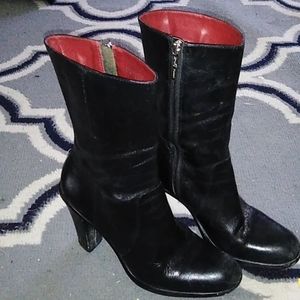Tommy Hilfiger black boots.